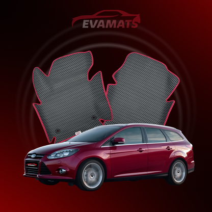 Car mats EVAMATS for Ford Focus 3 gen 2011-2018 year STATION WAGON