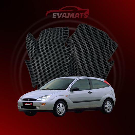 Car mats EVAMATS for Ford Focus 1 gen 1998-2004 year HATCHBACK 3 door