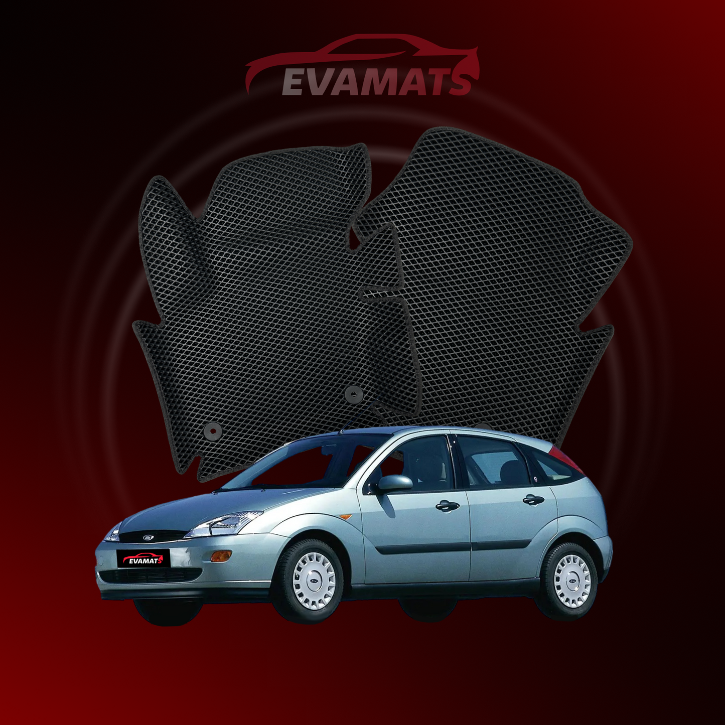 Car mats EVAMATS for Ford Focus 1 gen 1998-2004 year HATCHBACK 5 door