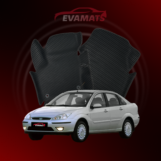 Car mats EVAMATS for Ford Focus 1 gen 1998-2004 year SEDAN