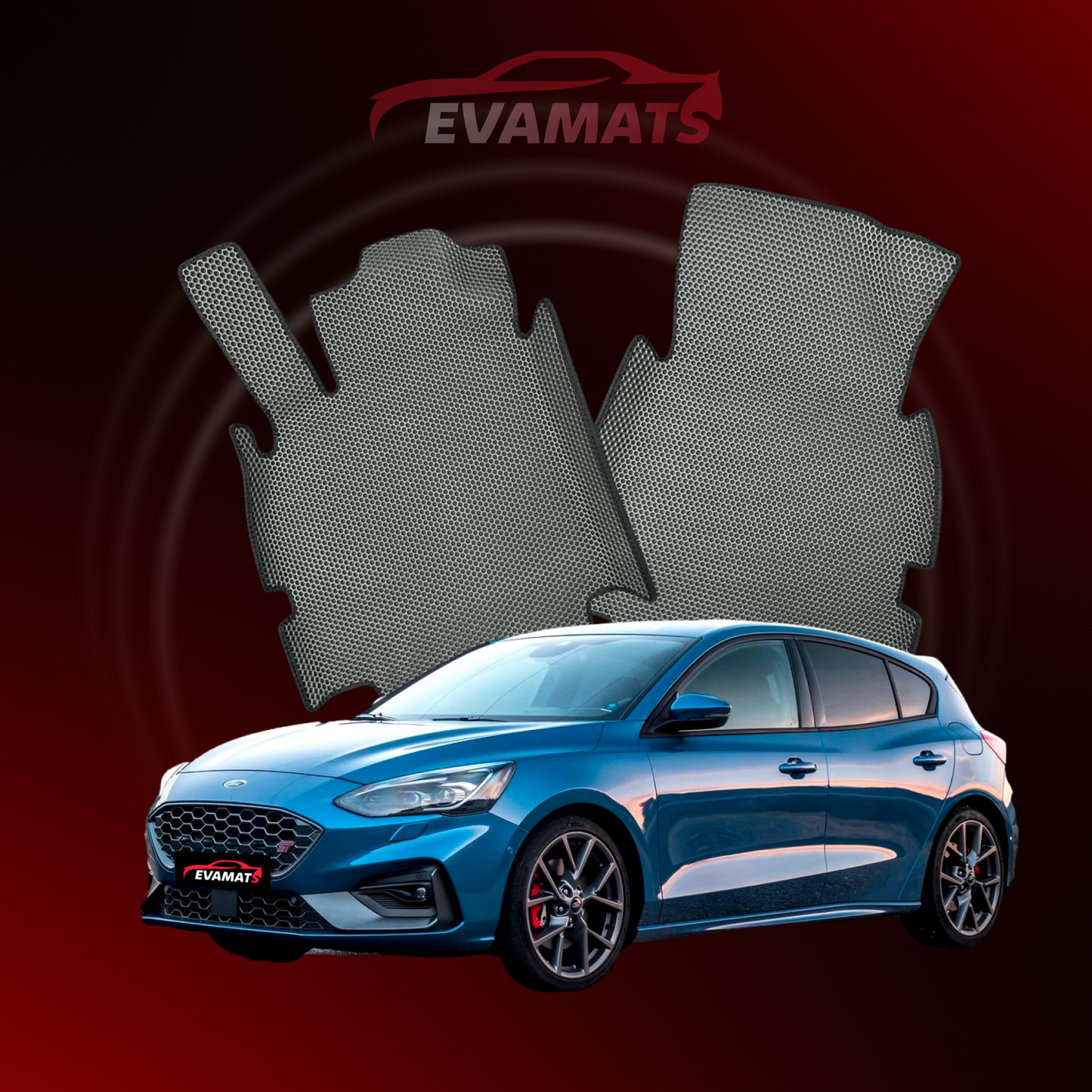 Tapis de voiture EVAMATS pour Ford Focus ST 4 gen 2019-2024 année HAYON 5 portes