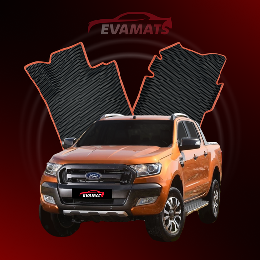 Tapis de voiture EVAMATS pour Ford Ranger 5 génération 2011-2022 année PICK-UP double cabine (après lifting)