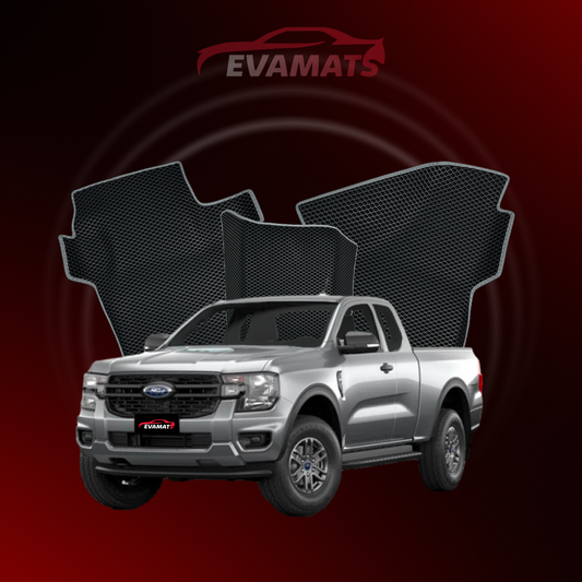 Tapis de voiture EVAMATS pour Ford Ranger 6 génération 2022-2025 année PICK-UP une cabine et demie