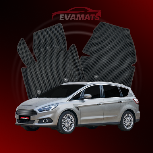 Car mats EVAMATS for Ford S-MAX 2 gen 2015-2023 year MINIVAN 5 seater