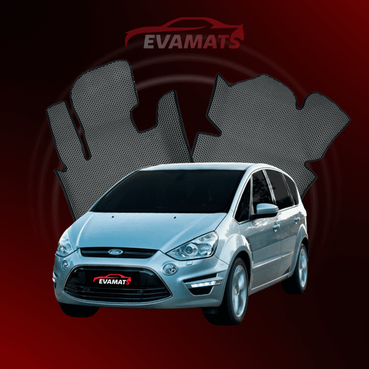 Car mats EVAMATS for Ford S-MAX 1 gen 2006-2015 year MINIVAN 7 seater