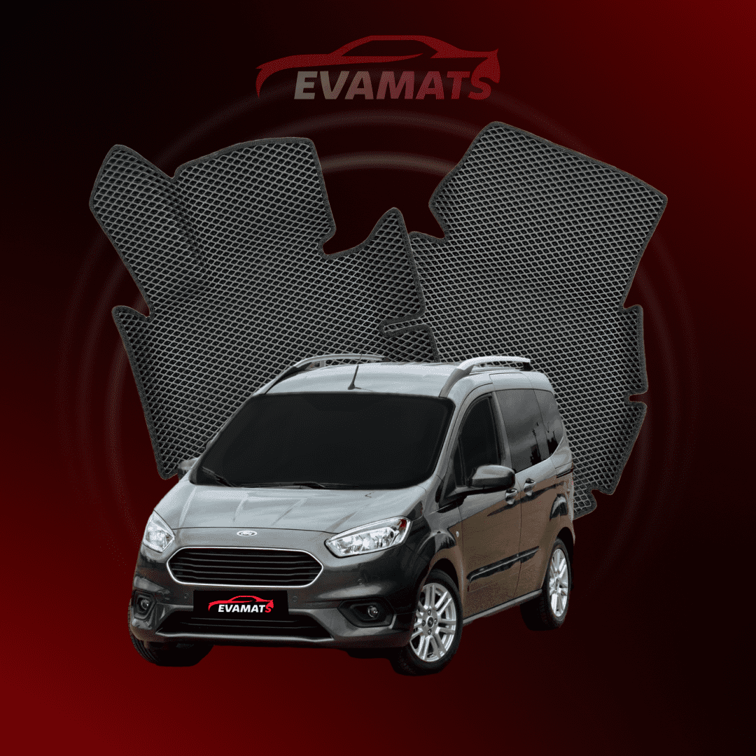 Car mats EVAMATS for Ford Tourneo Courier 1 gen 2014-2023 year MINIVAN