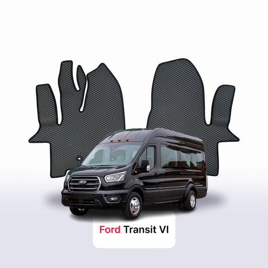 Car mats EVAMATS for Ford Transit 6 gen 2013-2028 year BUS 9 seater