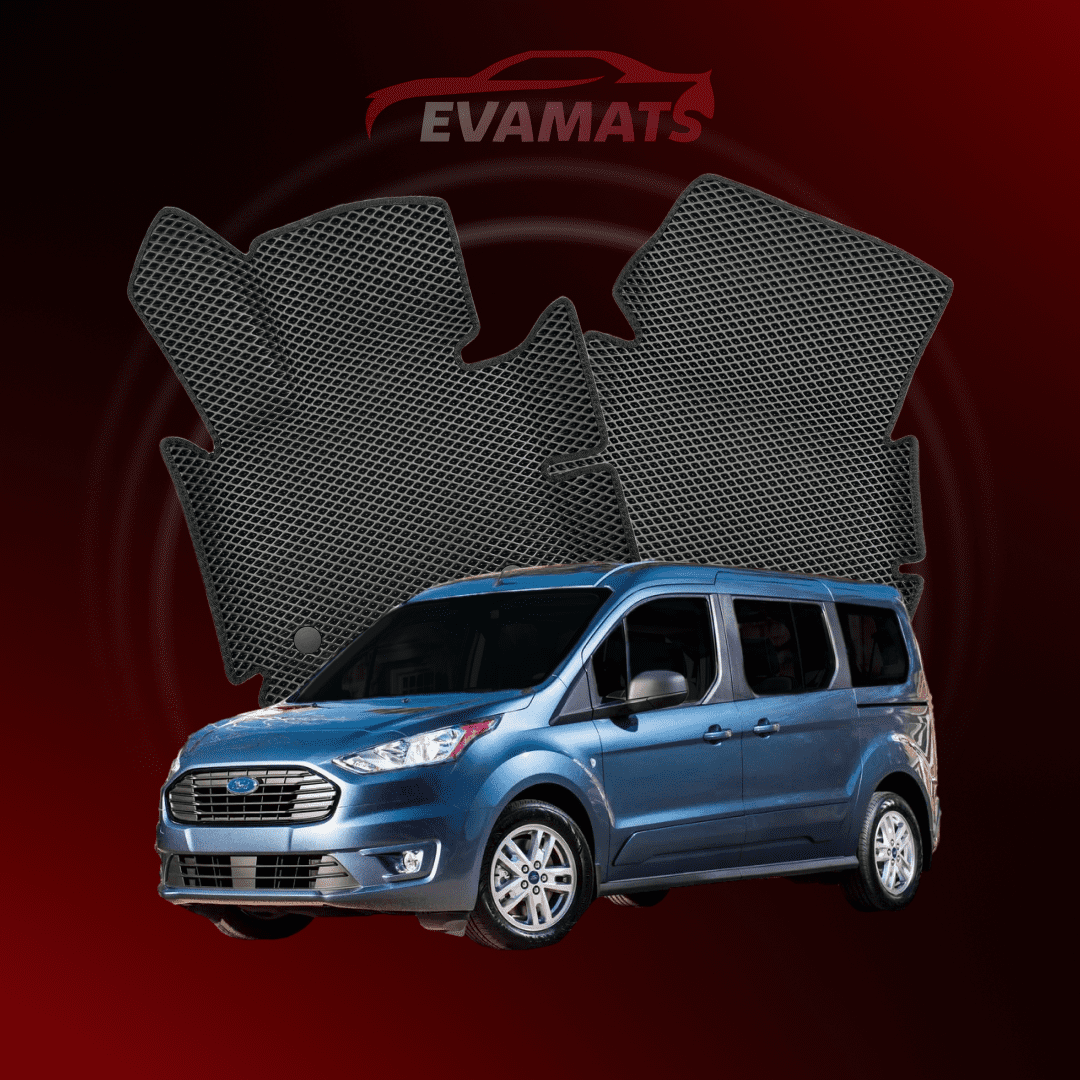 Car mats EVAMATS for Ford Transit Connect 2 gen 2012-2023 year MINIVAN