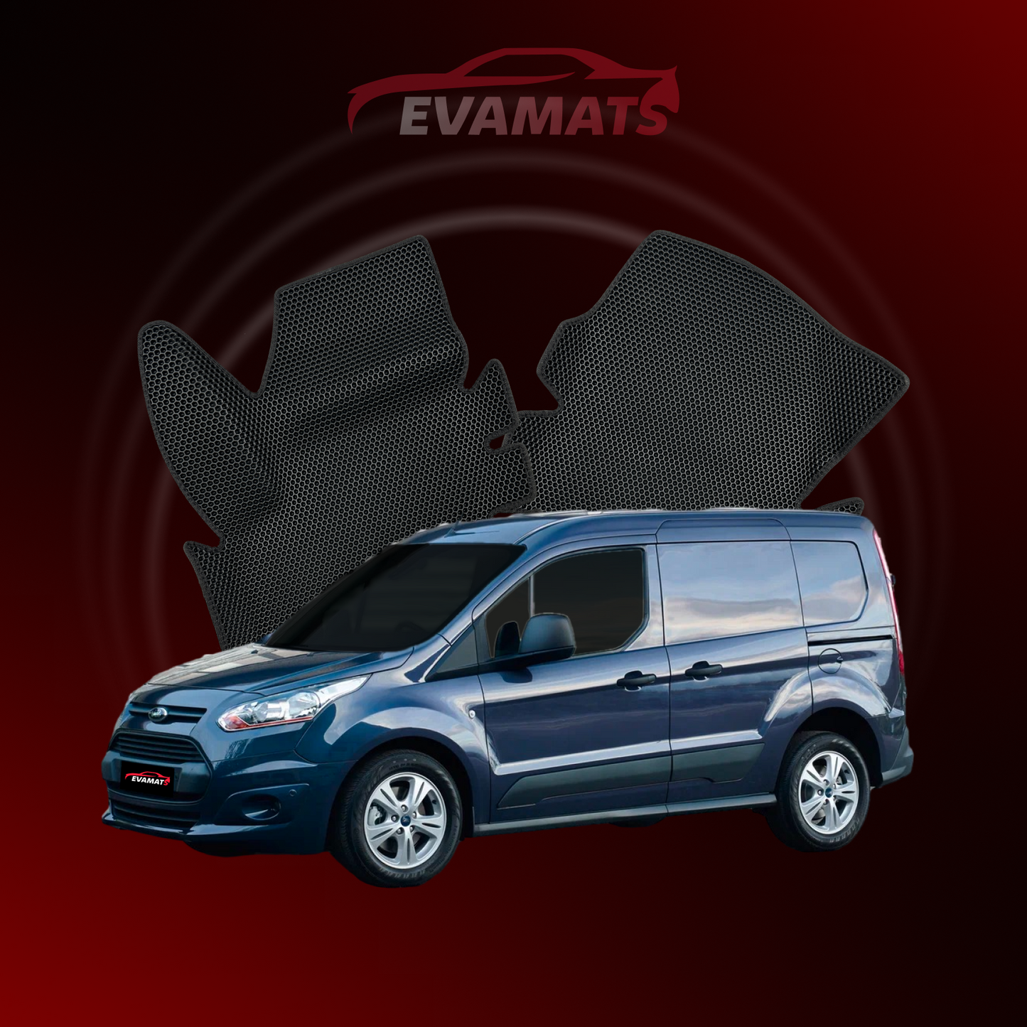 Car mats EVAMATS for Ford Transit Connect 2 gen  2012-2023 year VAN