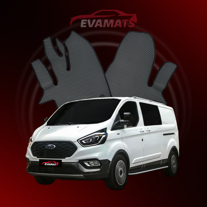 Car mats EVAMATS for Ford Transit Custom 1 gen 2012-2023 year MINIVAN