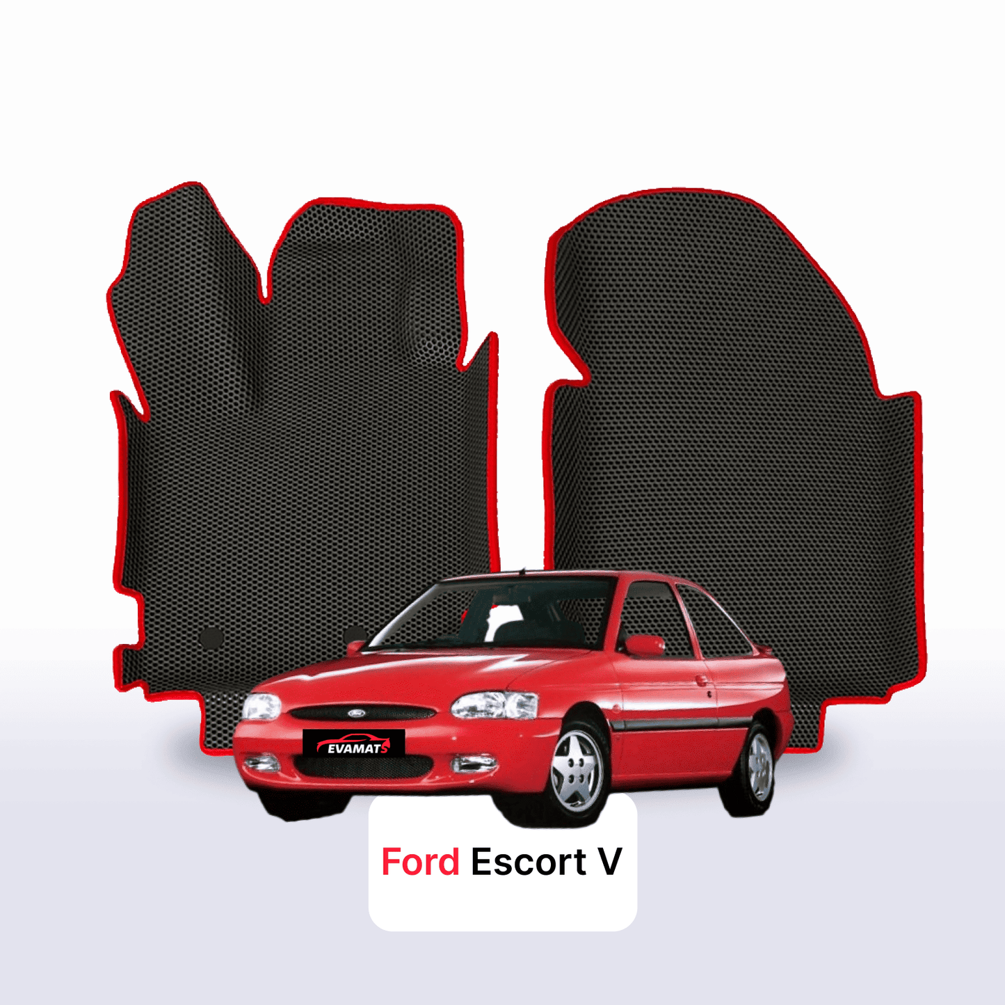 Car mats EVAMATS for Ford Escort 5 gen 1995-2000 year HATCHBACK 3 door
