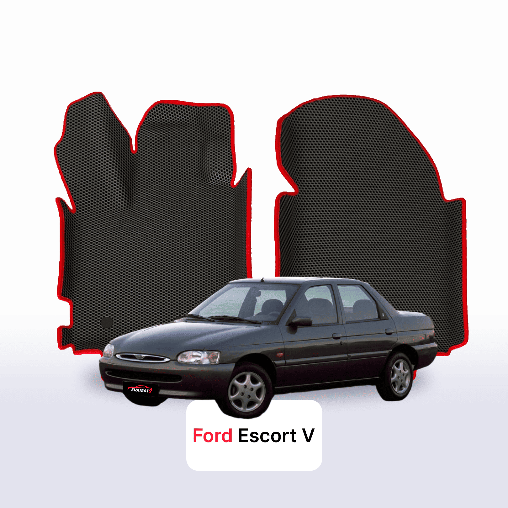 Car mats EVAMATS for Ford Escort 6 gen 1995-2000 year SEDAN