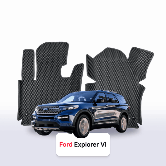 Car mats EVAMATS for Ford Explorer 6 gen 2019-2025 year SUV