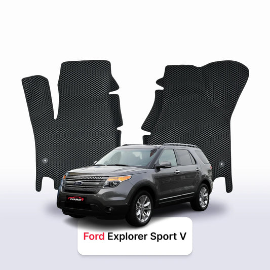 Car mats EVAMATS for Ford Explorer Sport 5 gen 2010-2019 year SUV