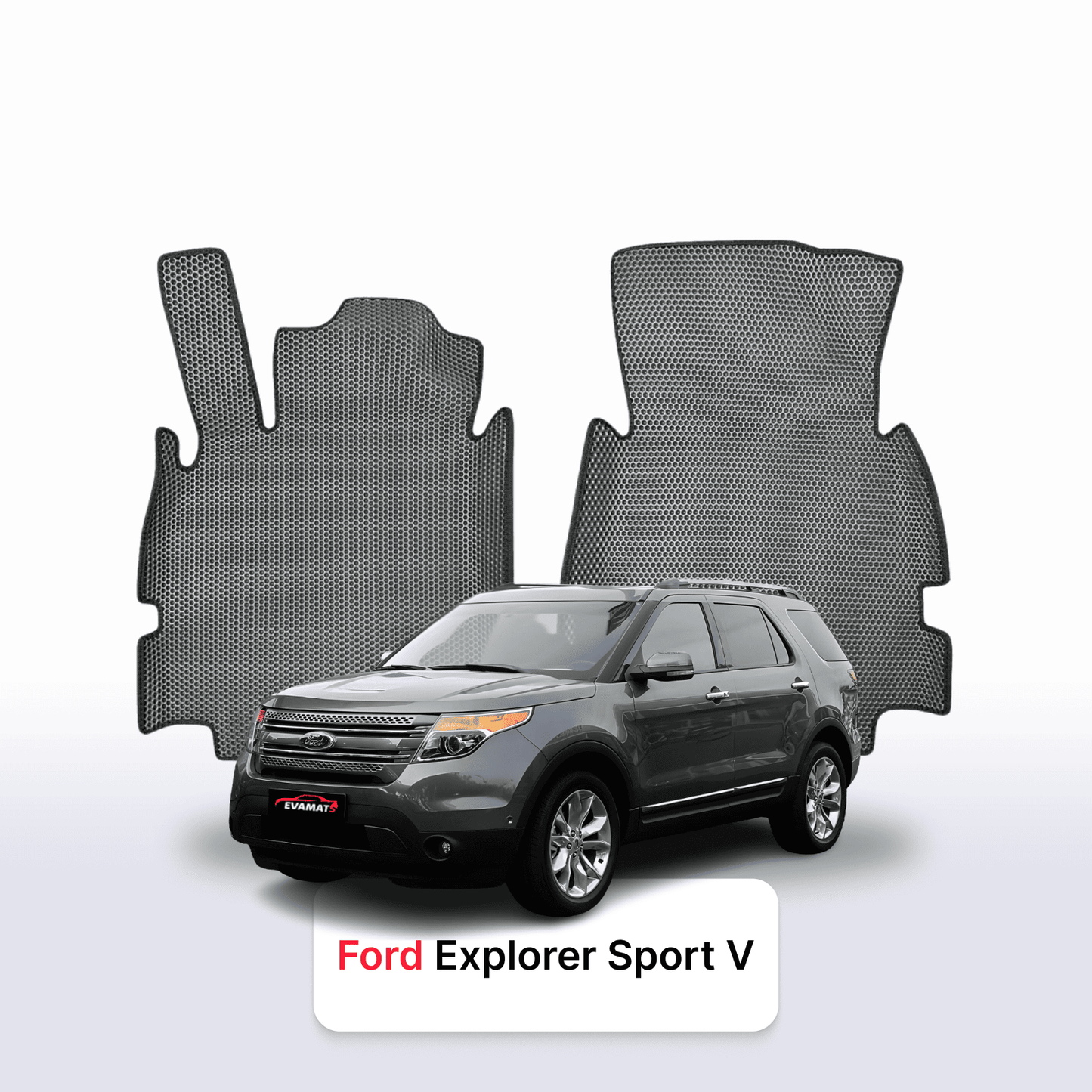 Car mats EVAMATS for Ford Explorer Sport 5 gen 2010-2019 year SUV