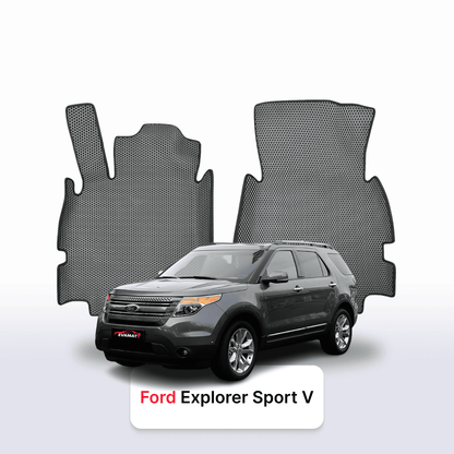 Car mats EVAMATS for Ford Explorer Sport 5 gen 2010-2019 year SUV