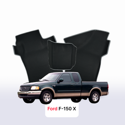Car mats EVAMATS for Ford F-150 10 gen 1996-2004 year PICK-UP one-and-half cabin