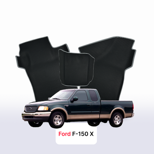 Car mats EVAMATS for Ford F-150 10 gen 1996-2004 year PICK-UP one-and-half cabin