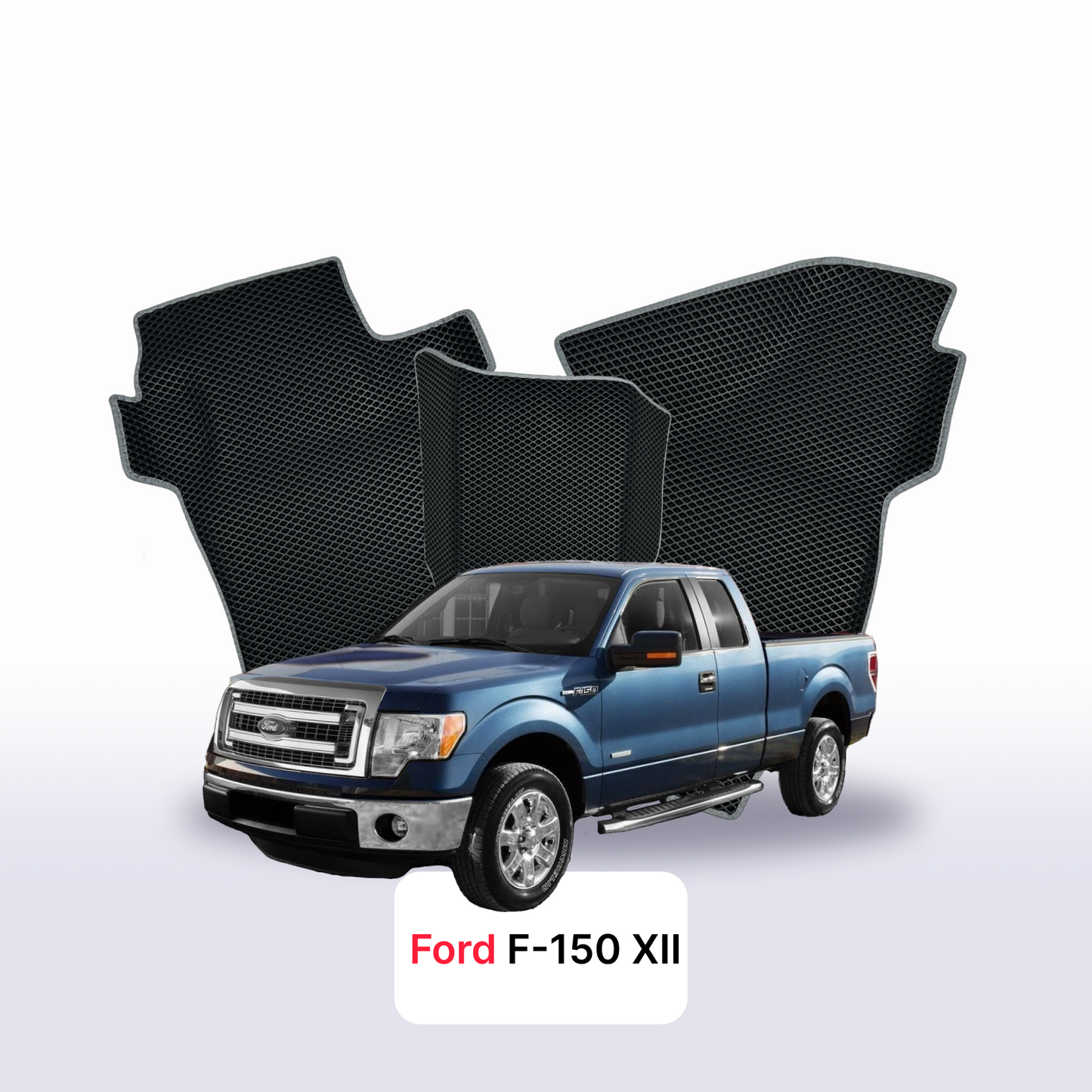 Car mats EVAMATS for Ford F-150 12 gen 2008-2014 year PICK-UP one-and-half cabin
