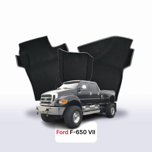 Car mats EVA for Ford F-650 7 gen 2000-2015 year PICK-UP double cabin