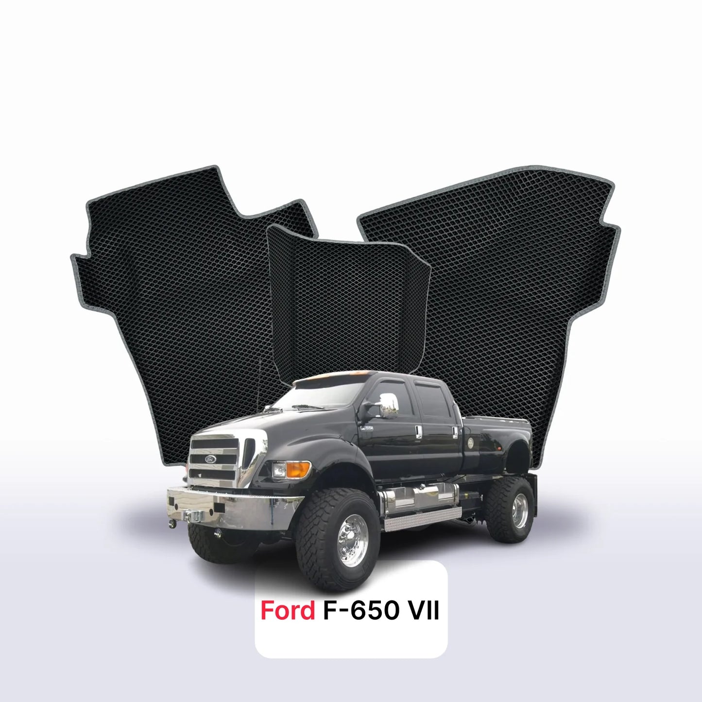 Car mats EVAMATS for Ford F-650 7 gen 2000-2015 year PICK-UP double cabin