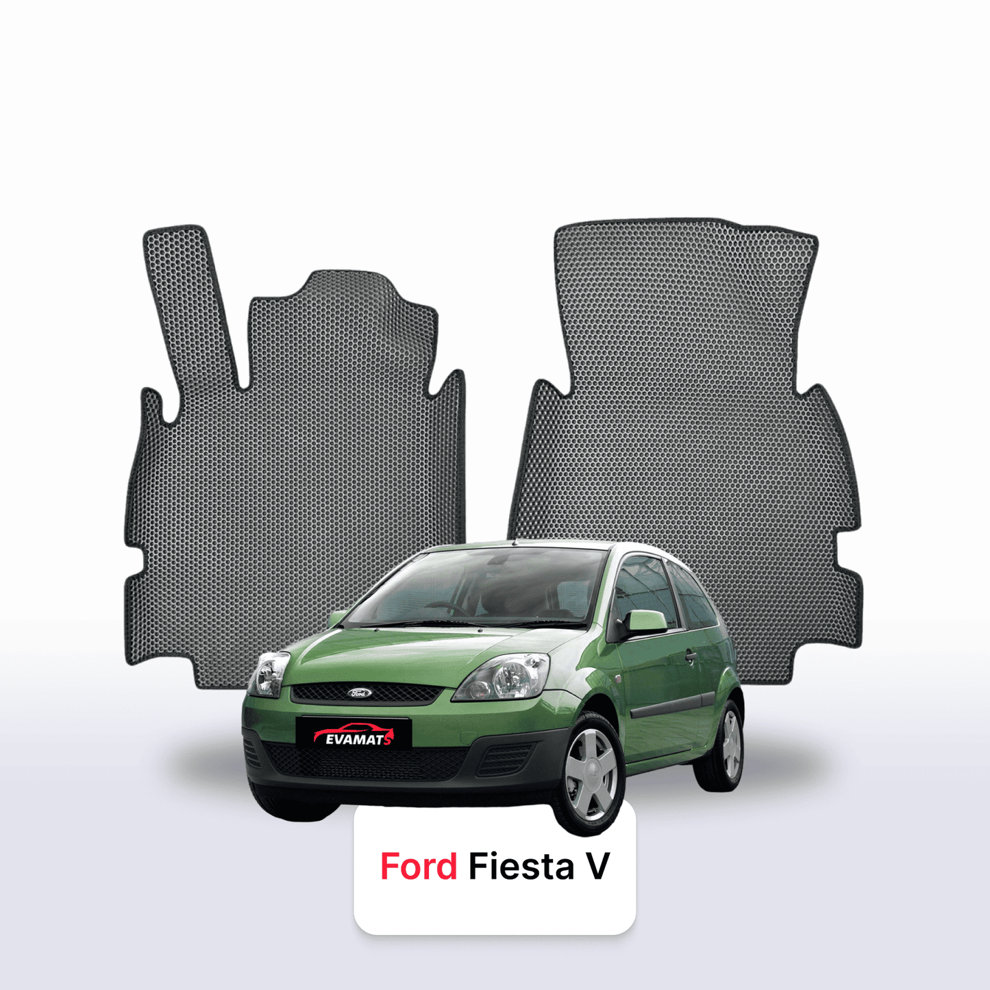 Car mats EVA for Ford Fiesta 5 gen 2002-2008 year HATCHBACK 3 door