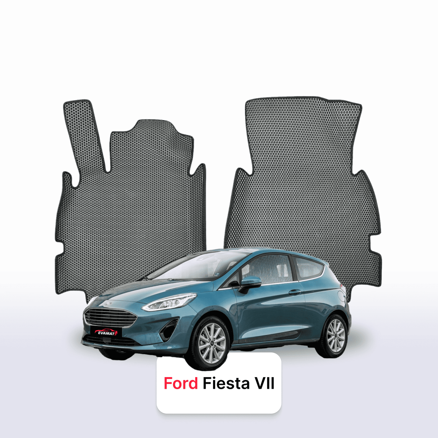 Car mats EVAMATS for Ford Fiesta 7 gen 2017-2023 year HATCHBACK 3 door