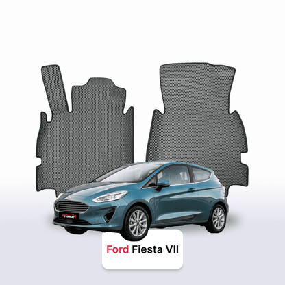 Car mats EVA for Ford Fiesta 7 gen 2017-2023 year HATCHBACK 3 door