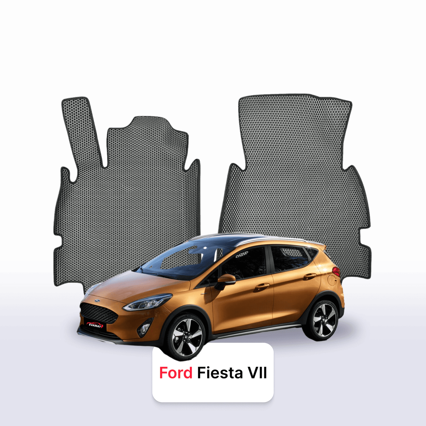 Car mats EVAMATS for Ford Fiesta 7 gen 2017-2023 year HATCHBACK 5 door
