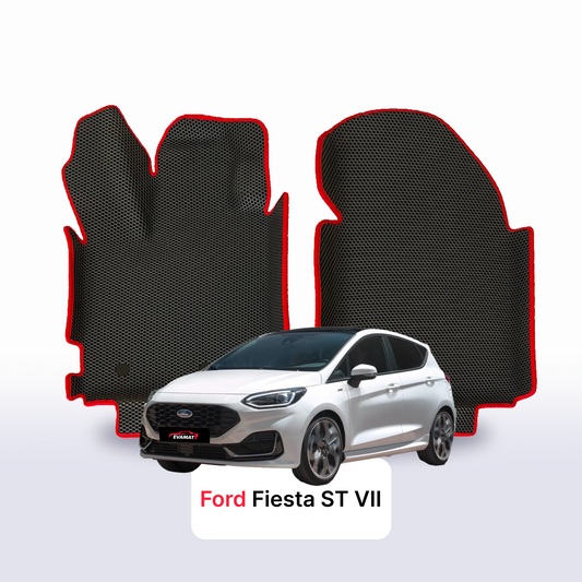 Car mats EVAMATS for Ford Fiesta ST 7 gen 2016-2023 year HATCHBACK 5 door