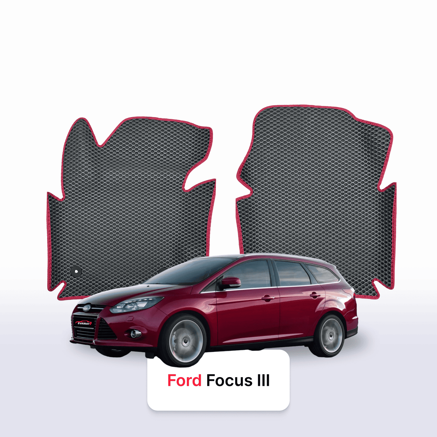 Car mats EVA for Ford Focus(MK3) 3 gen 2010-2019 year STATION WAGON