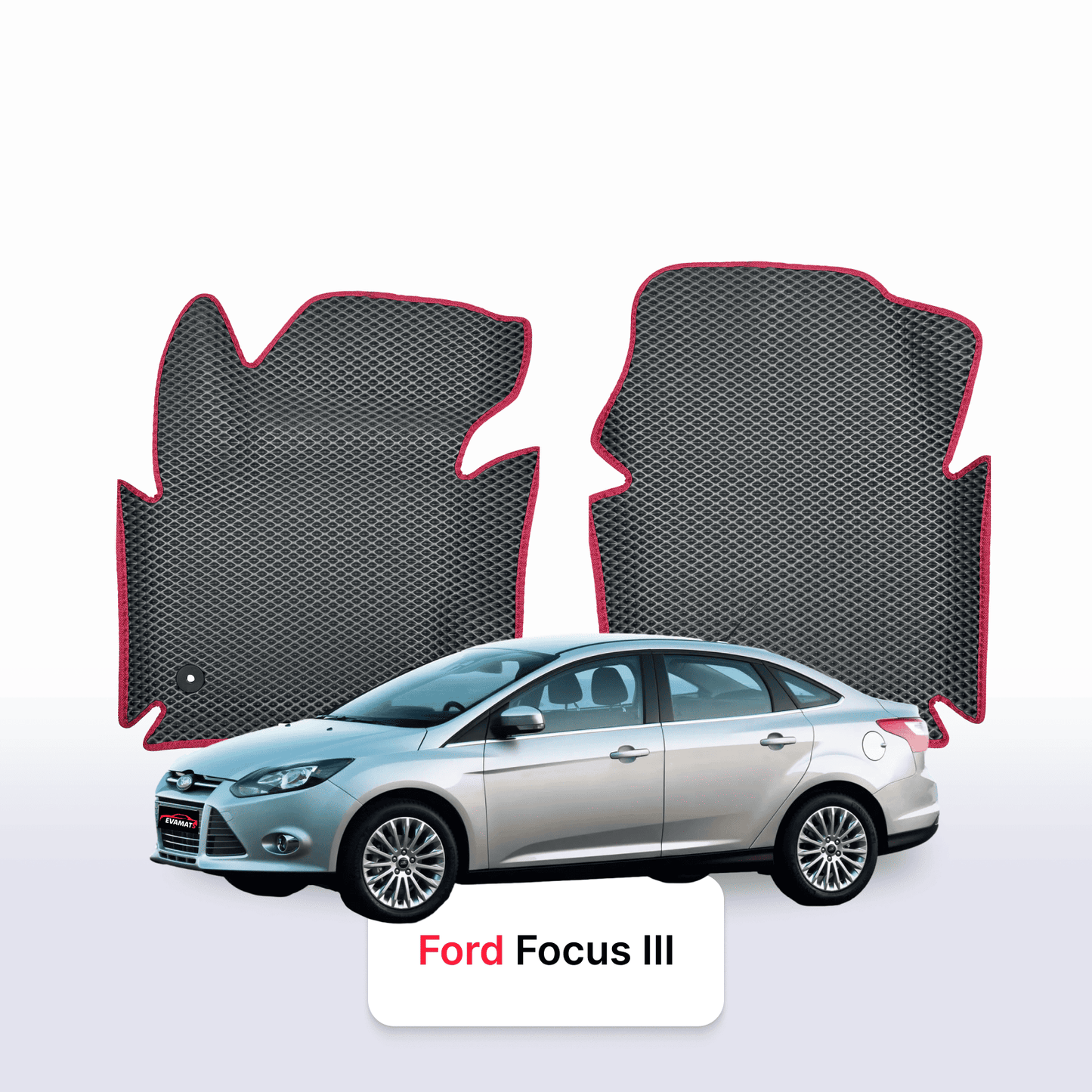 Car mats EVAMATS for Ford Focus(MK3) 3 gen 2010-2019 year SEDAN
