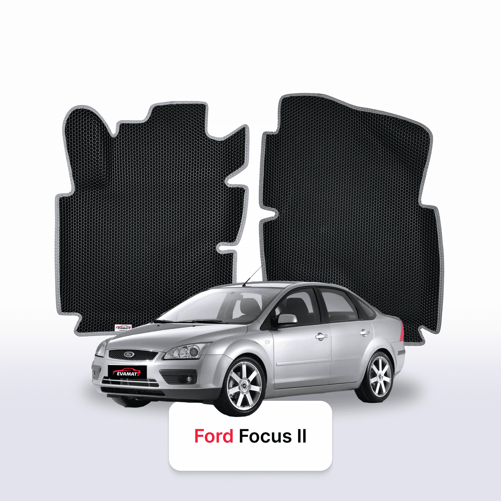 Car mats EVA for Ford Focus(MK2) 2 gen 2004-2011 year SEDAN