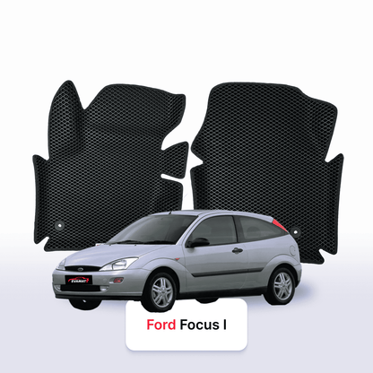 Car mats EVA for Ford Focus(MK1) 1 gen 1998-2004 year HATCHBACK 3 door