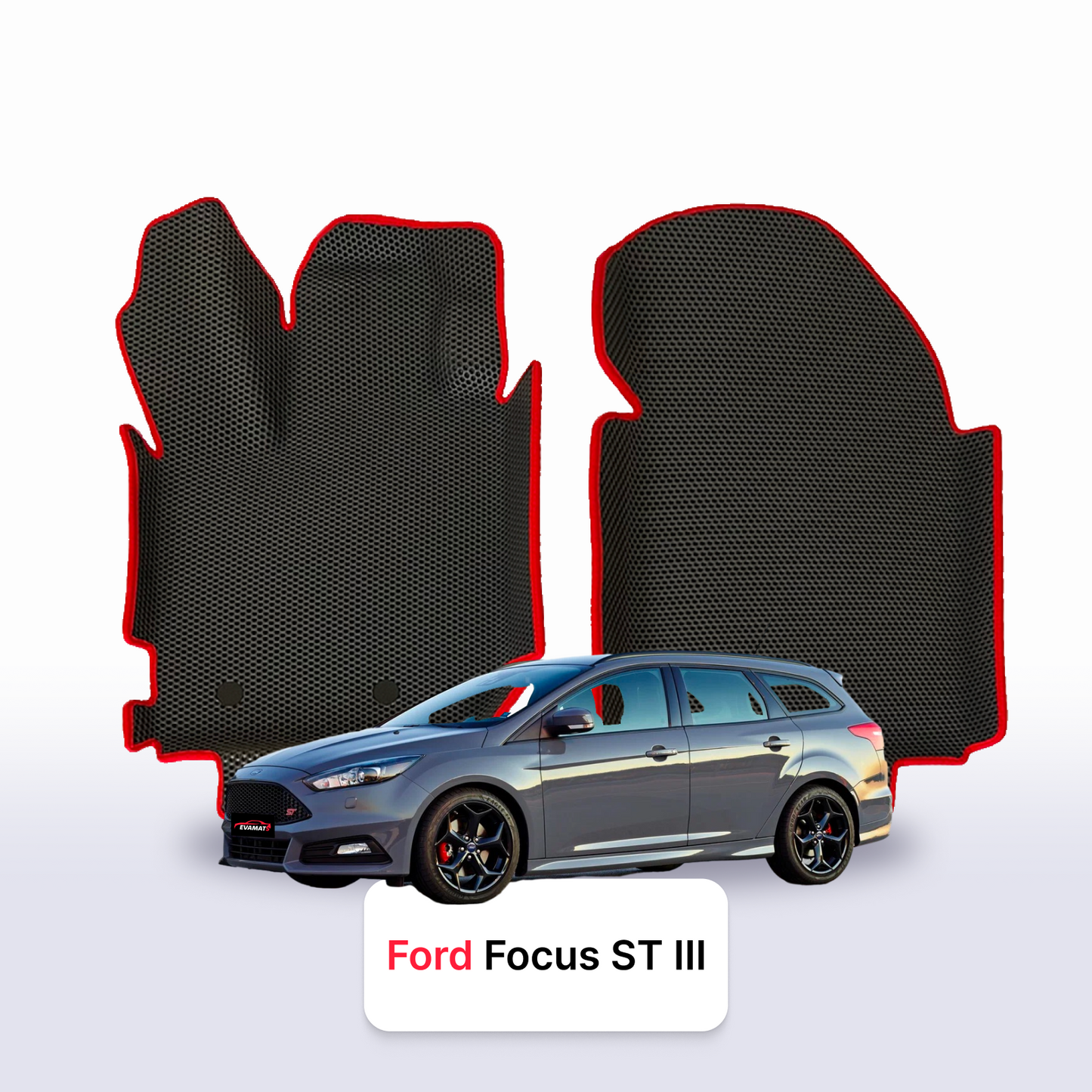 Car mats EVAMATS for Ford Focus ST(MK3) 3 gen 2012-2018 year STATION WAGON
