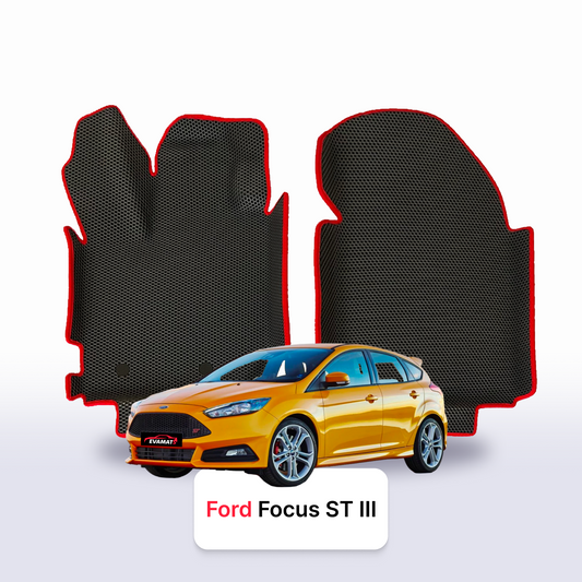 Car mats EVAMATS for Ford Focus ST(MK3) 3 gen 2012-2018 year HATCHBACK 5 door