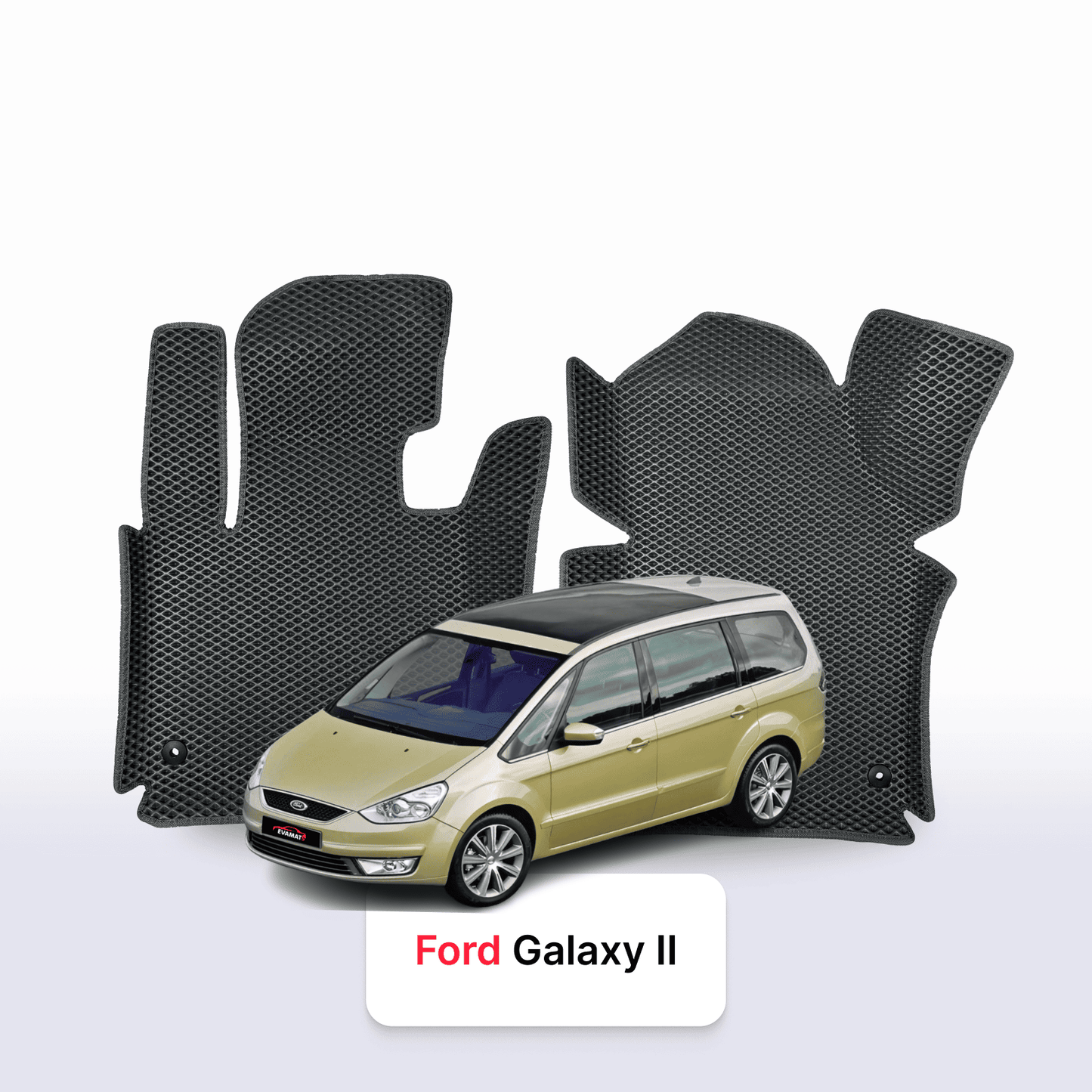 Car mats EVAMATS for Ford Galaxy 2 gen 2006-2015 year MINIVAN