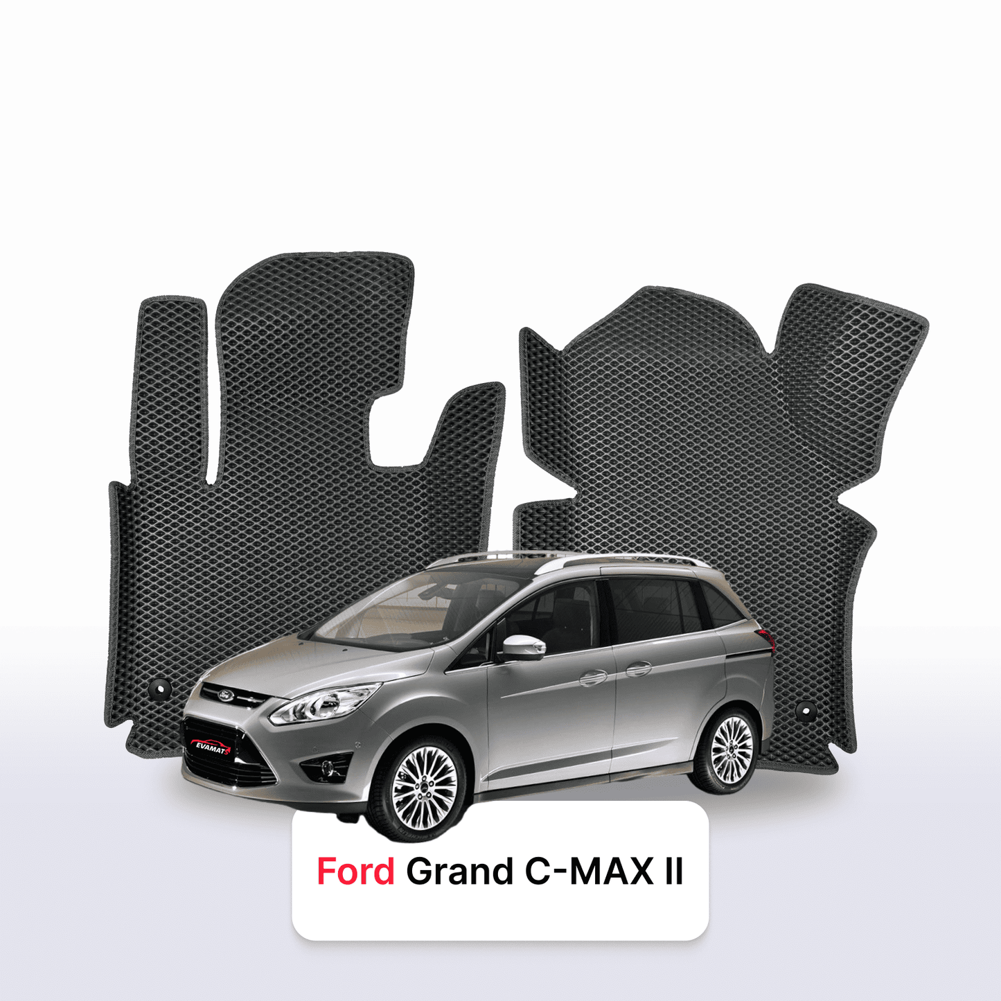 Car mats EVAMATS for Ford Grand C-MAX 2 gen 2010-2019 year MINIVAN