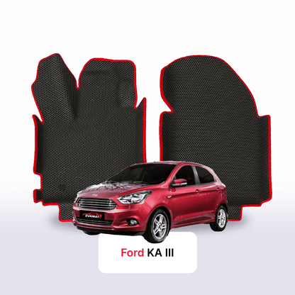 Car mats EVAMATS for Ford KA 3 gen 2014-2022 year HATCHBACK 5 door