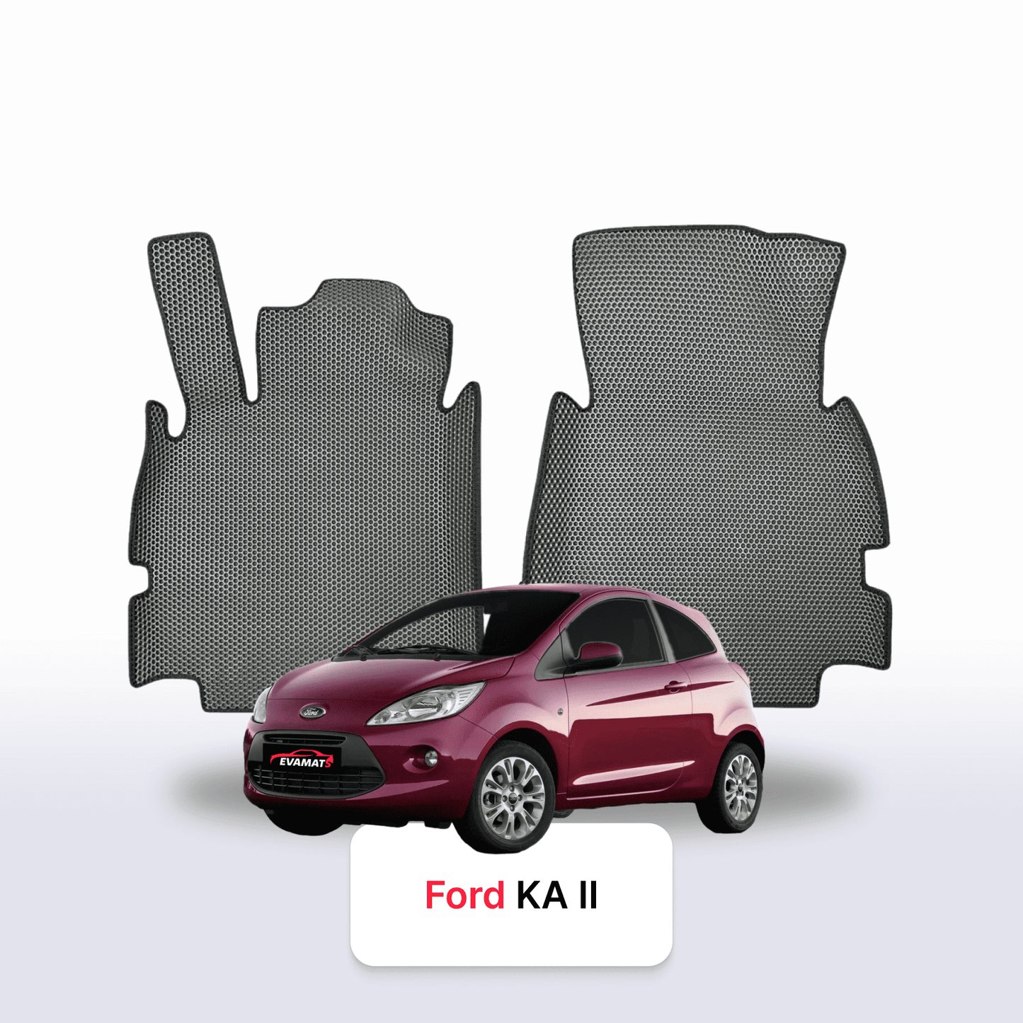 Car mats EVAMATS for Ford KA 2 gen 2008-2016 year HATCHBACK 3 door