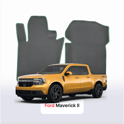 Car mats EVAMATS for Ford Maverick 2 gen 2022-2027 year Pick-Up double cabin