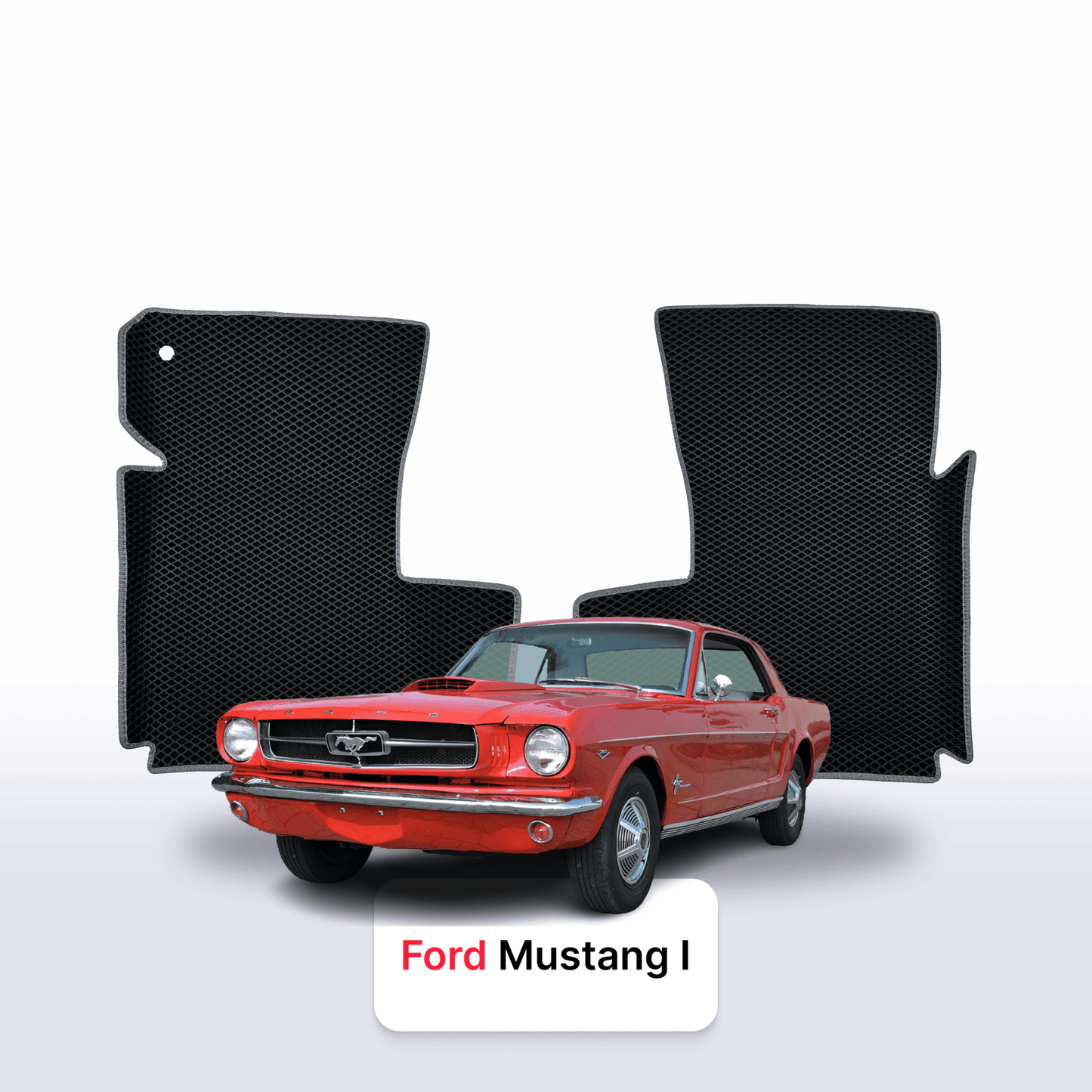 Car mats EVAMATS for Ford Mustang 1 gen 1964-1973 year COUPE