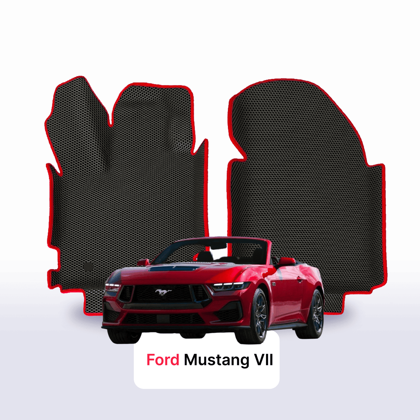 Car mats EVA for Ford Mustang 7 gen 2023-2026 year CABRIO