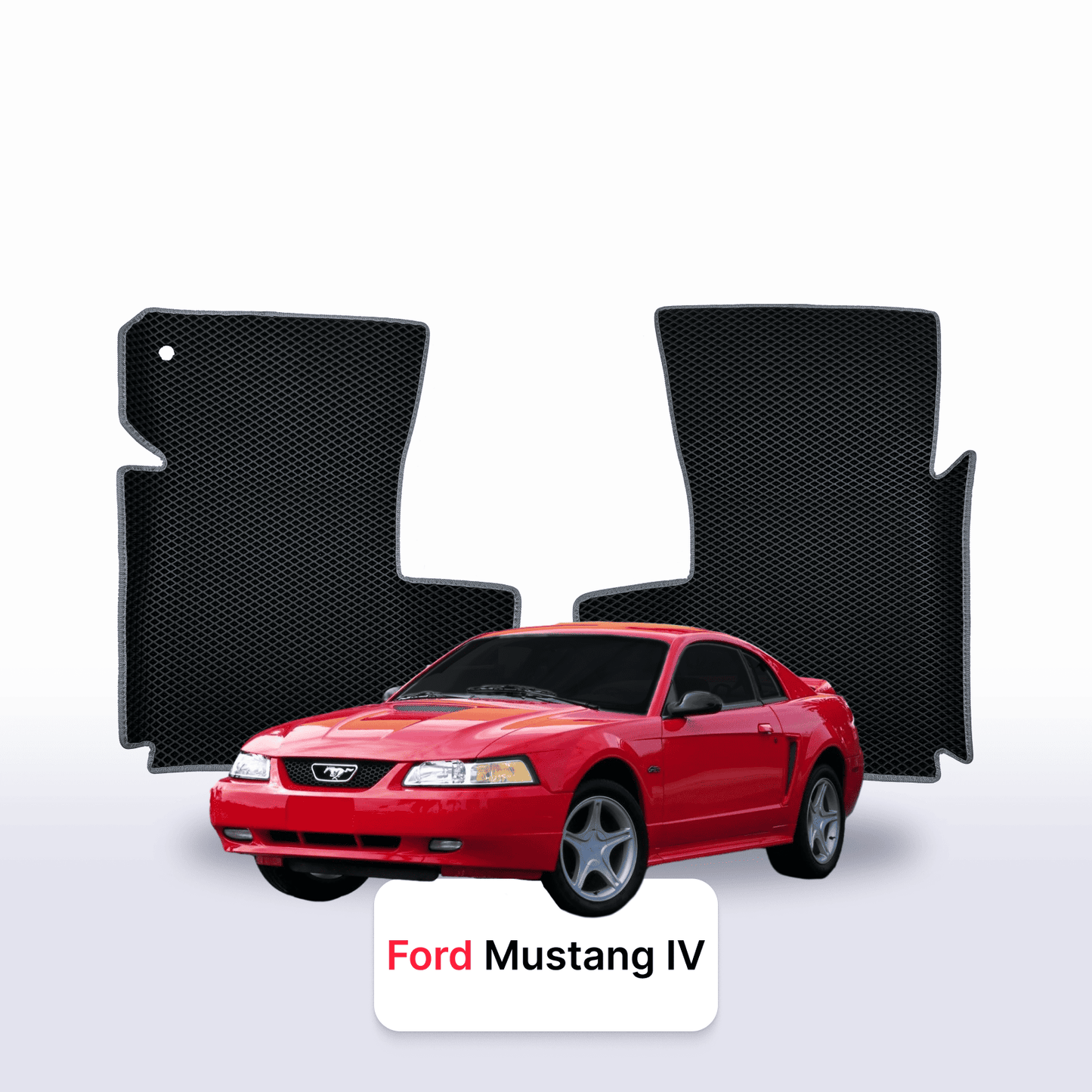 Car mats EVAMATS for Ford Mustang 4 gen 1993-2004 year COUPE