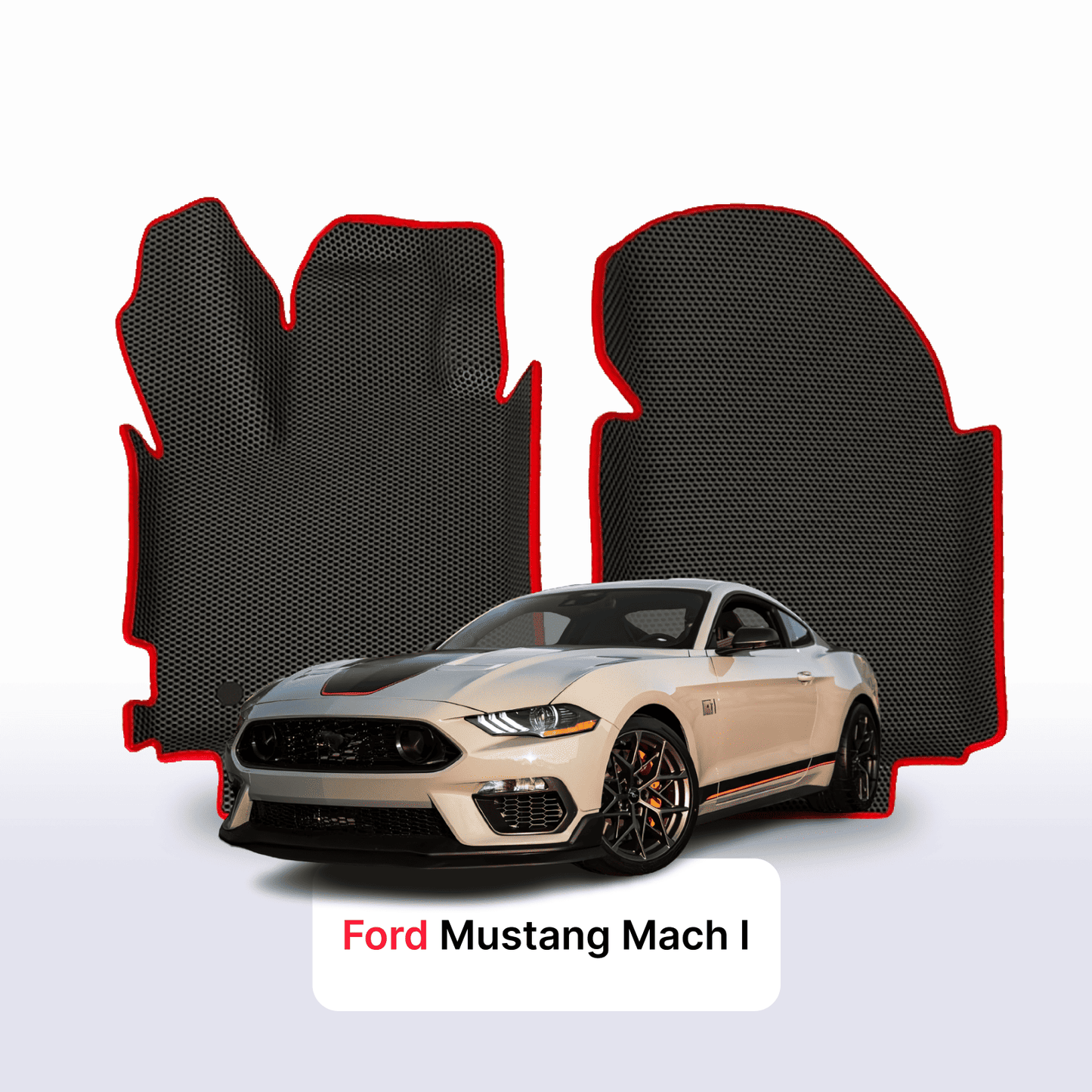 Car mats EVAMATS for Ford Mustang Mach 1 (1 gen) 2021-2024 year COUPE
