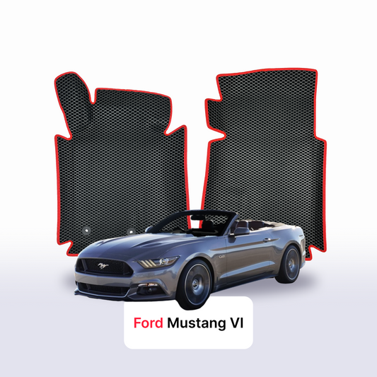Car mats EVAMATS for Ford Mustang 6 gen 2014-2023 year CABRIO
