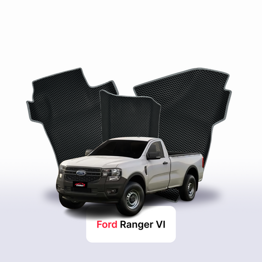 Car mats EVAMATS for Ford Ranger 6 gen 2022-2028 year PICK-UP single cabin