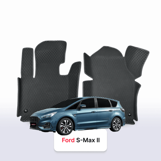 Car mats EVAMATS for Ford S-MAX(MK2) 2 gen 2015-2023 year MINIVAN 7  seater