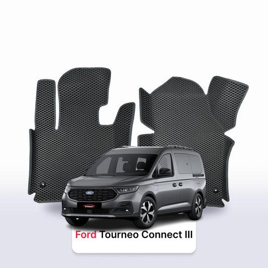 Car mats EVAMATS for Ford Tourneo Connect 3 gen 2021-2027 year MINIVAN 7  seater