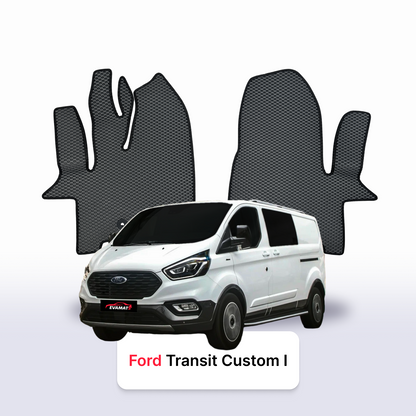 Car mats EVAMATS for Ford Transit Custom 1 gen 2012-2023 year MINIVAN